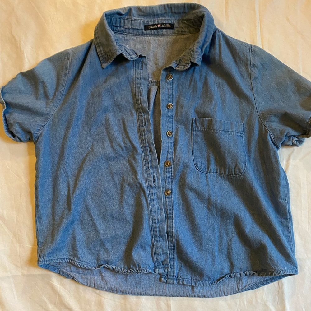 Brandy Melville Denim Button Down